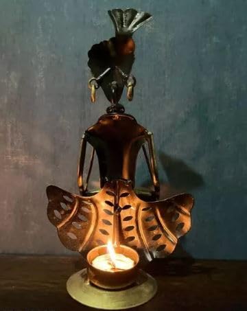 Musician Table Décor Showpiece Tealight Candle Holder- Set of Two
