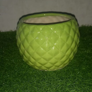 Diamond Ball Ceramic Pot