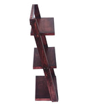 Lycka Birch Wood Wall Mounted 3 Tier Ladder Shelf