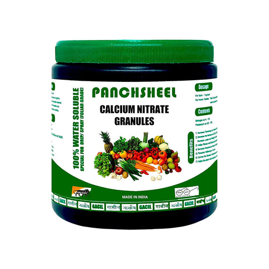 Panchsheel Calcium Nitrate (Granules) Fertilizer + 18% Calcium (100% Water Soluble)