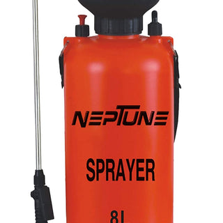 Neptune 8 Liter Hand Operated Lawn and Garden Pressure Sprayer with Pressure Relief Valve, NF-8.0