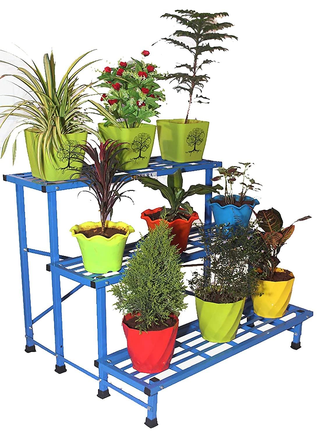 Akura 3-Step Metal Planter Stand
