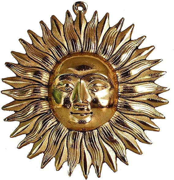 Naturals Export Metallic Brass Surya Dev Designer Wall Hanging Décor