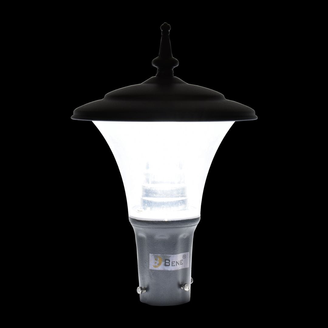 BENE Skew Garden Light 23 Cms Fitted with 15w White LED ( 15w, Grey)