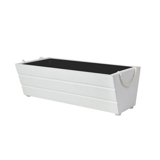 Wooden Boat Planter (Rectangle Shaped)