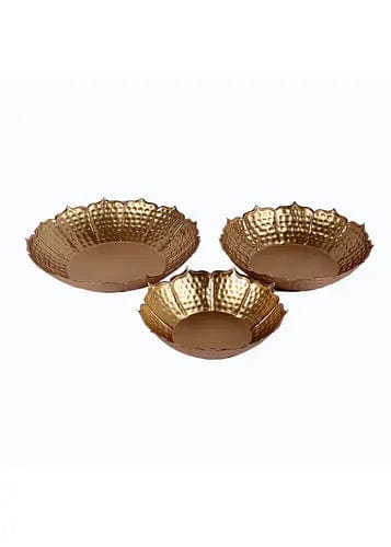 Amaya Decors Sunflower Urli (Tealight) - Set of 3