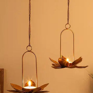Hanging Flower Tealight Holder (Set of 2)