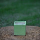 Ceramic Cube Pot 3" For Plants