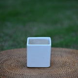 Ceramic Cube Pot 3" For Plants