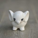 Ceramic Elephant Statue Pot