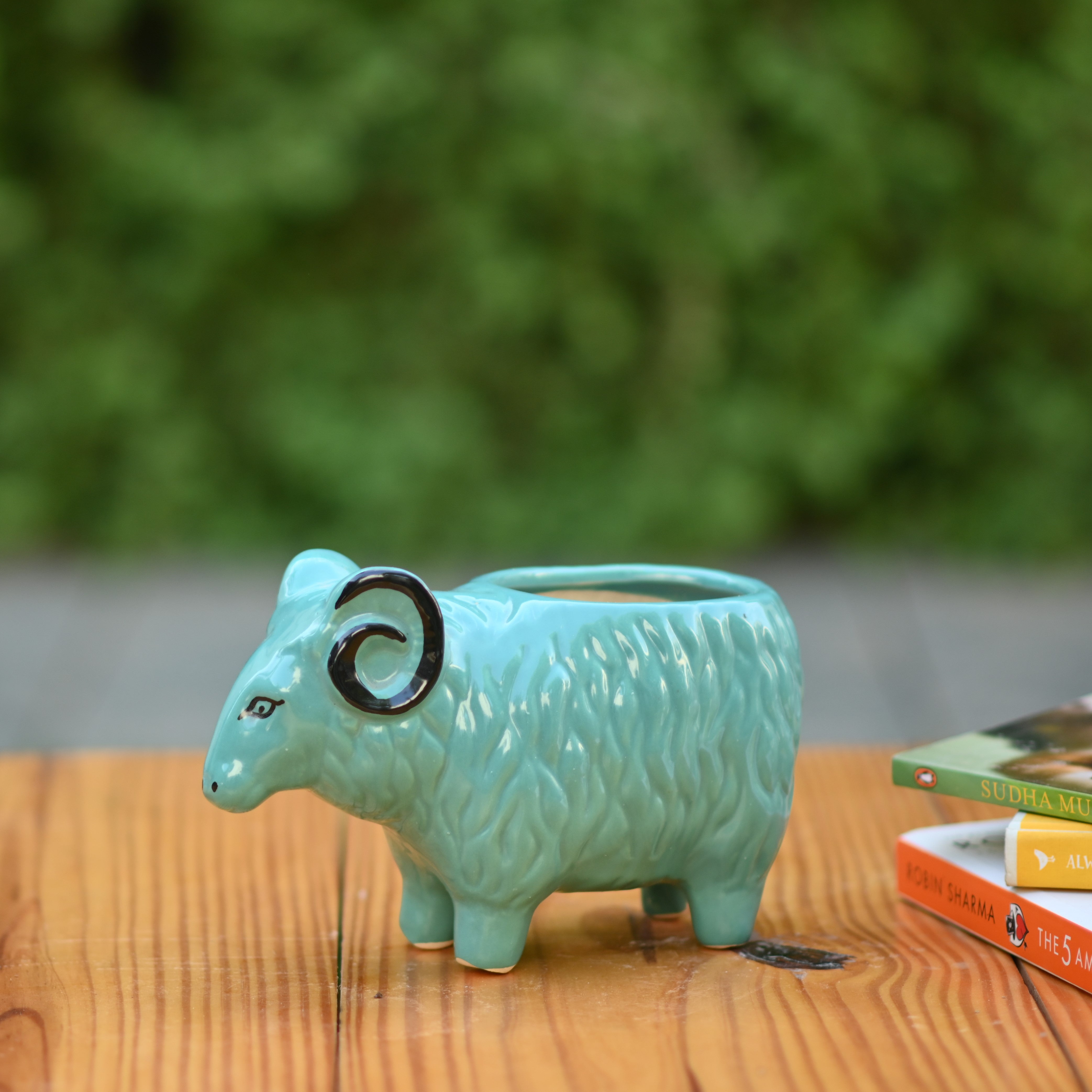 Ceramic Sheep Design Pot