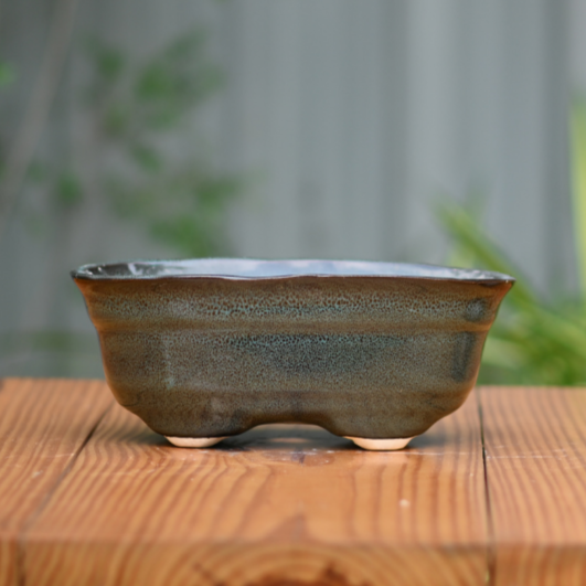 Ceramic Bonsai Oval Pot For indoor/Outdoor