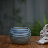 Ceramic Ribbed Matka Pot/Planter