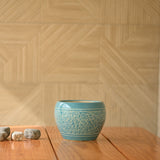 Ceramic Designer Apple Pot 9"