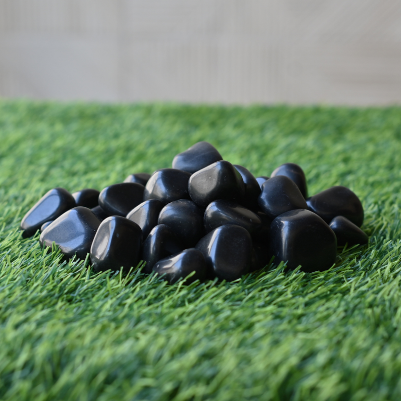 Decorative Black Polished Marble Stone/Pebble