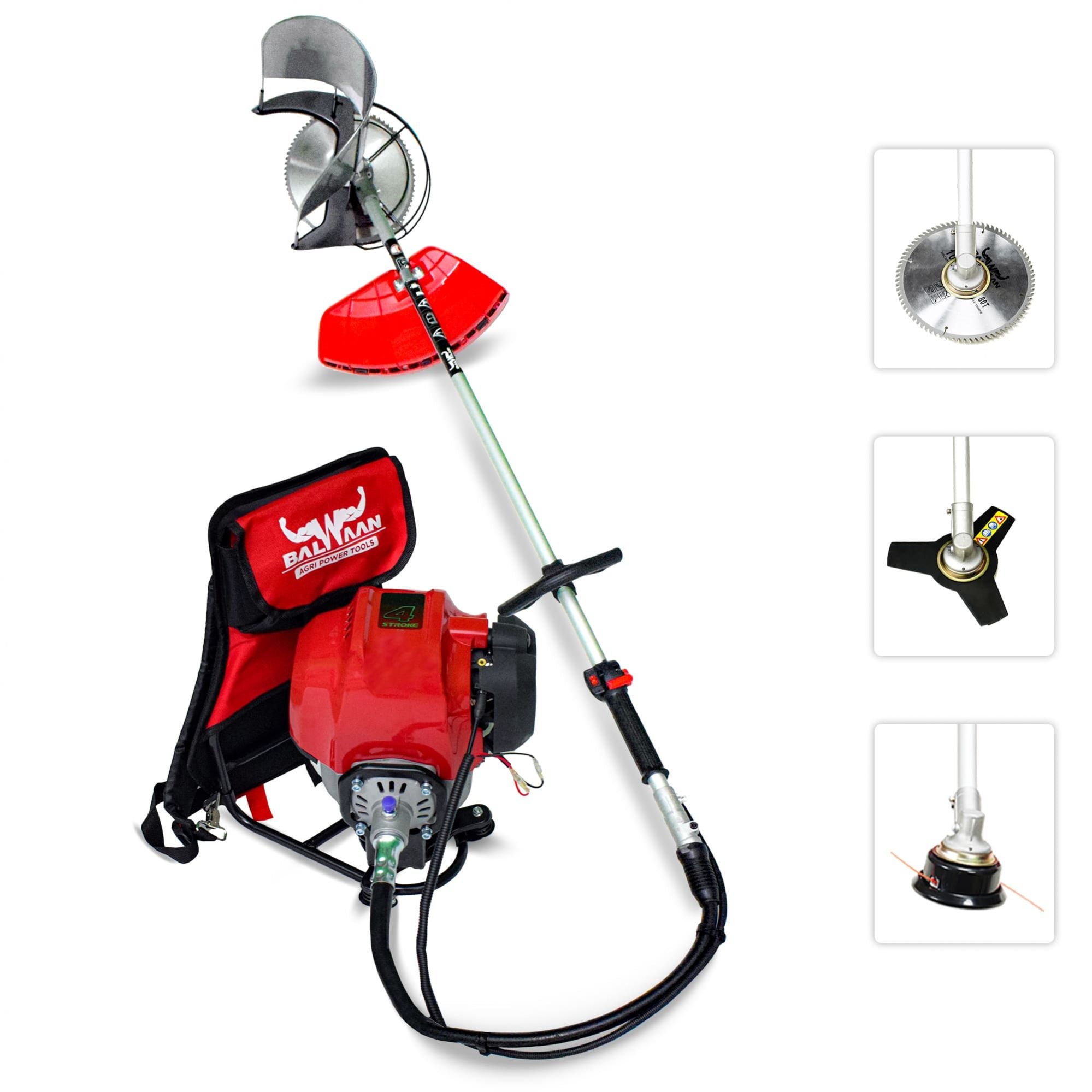 Balwaan BX-50BP Back Pack Crop cum Grass Cutter| 50cc Pro