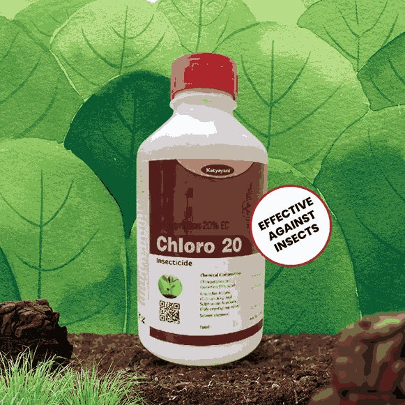 Katyayani Chloro 20 | Chlorpyrifos 20% EC | Broad-Spectrum Insecticide