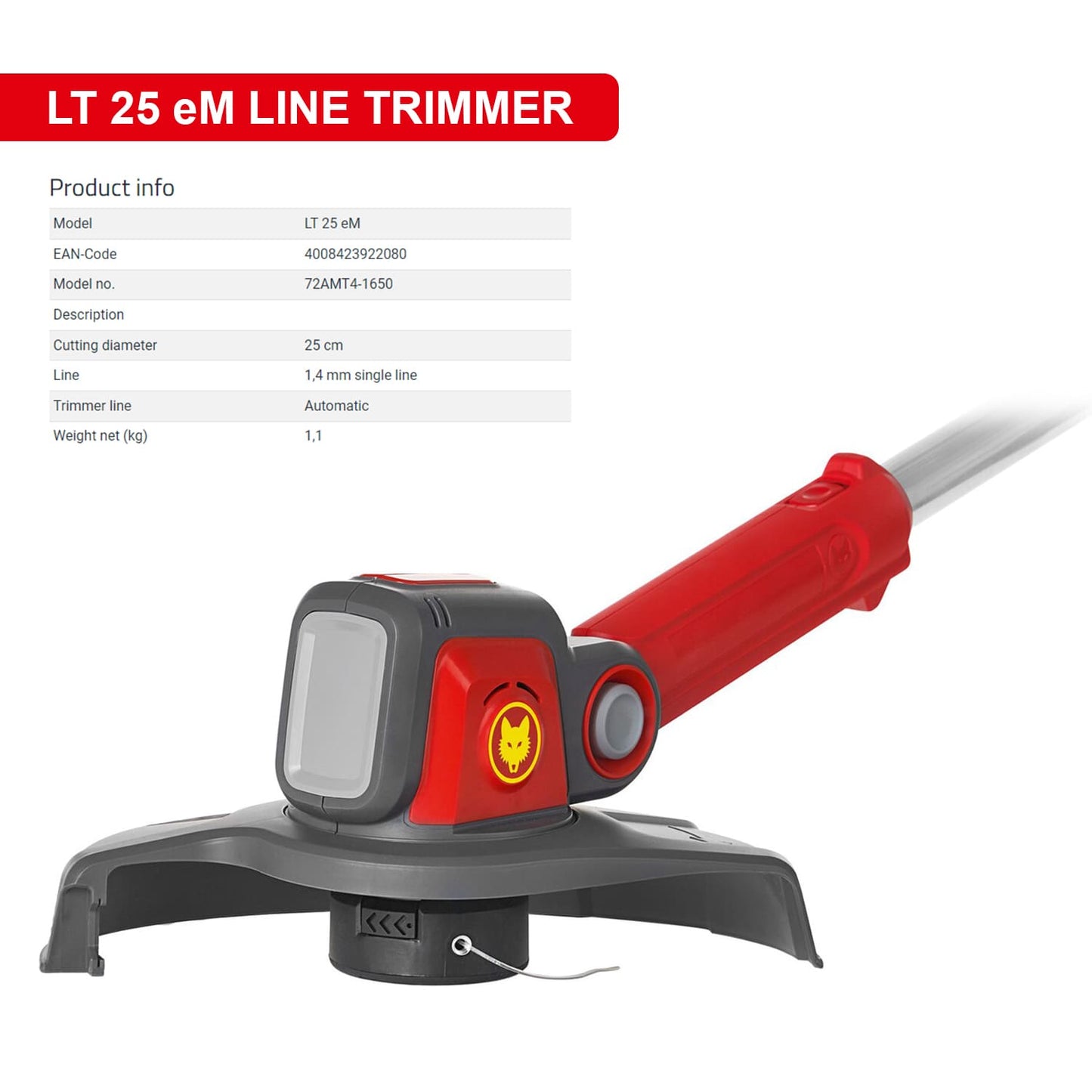 Wolf Garten E-Multi-Star® Line Trimmer (LT 25 EM)