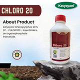 Katyayani Chloro 20 | Chlorpyrifos 20% EC | Broad-Spectrum Insecticide