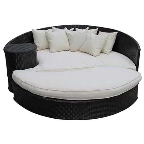 Round Sofa Wicker and Rattan Unique Degine Daybed