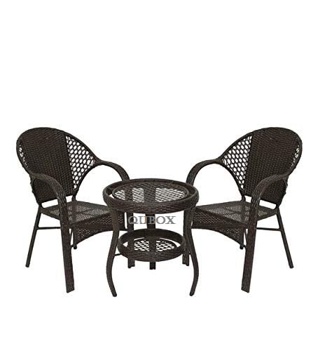 Garden Patio Seating Set 2 Chair and Table