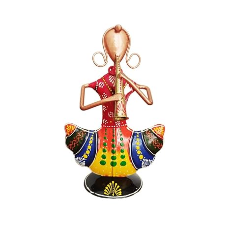 Metal Rajasthani Musicians Item showpiece- Set of 3