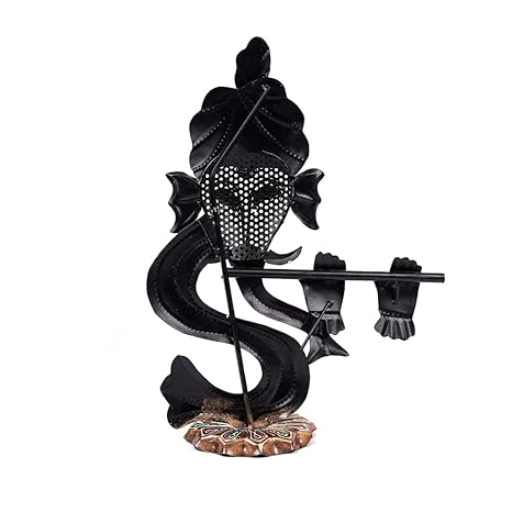 Metal Ganesha Idol Showpiece Tea Light Candle Holder