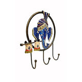 Ganesha Flute Iron Key Holder/Wall Décor
