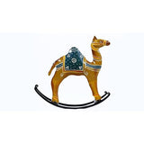 Handpainted Rocking Camel Decorative Showpiece