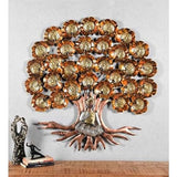 Iron Decorative Tree Wall Art With LED for Wall Decoration