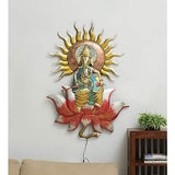 Iron Lord Ganesha Wall Art With LED
