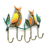 Owl Metal Novelty Key Holder Wall Décor