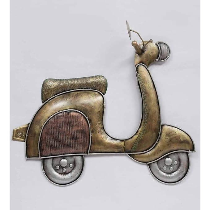 Iron Scooter Antique and Stylish Wall Art