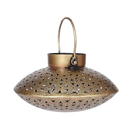 Metal Degchi Style Dhoop and Tealight Candle Holder