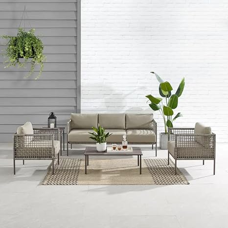 5 Seater Sofa Set With Cushion & Center Table