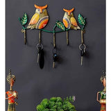 Owl Metal Novelty Key Holder Wall Décor