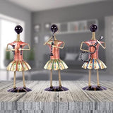 Rajasthani Iron Doll Musician Showpiece- Set of 3