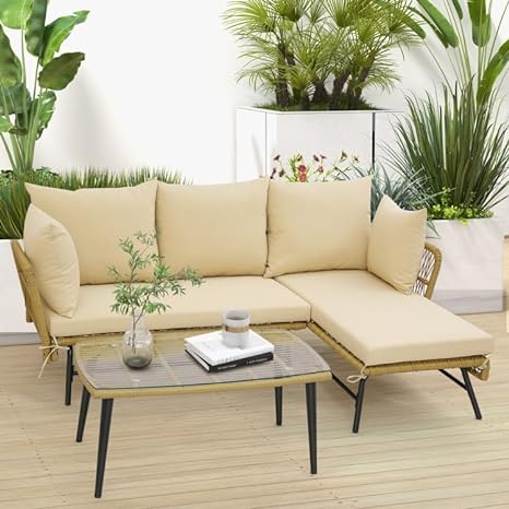 5 Piece Sofa Set With Table (1 Two Seater Sofa+ 1 Single Seater+ 1 ottoman + 1 Table)