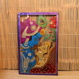 Iron Painted Wall Unique Krishna With Tree Wall Art