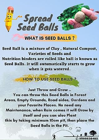 DIY Seed Balls Marker Kit