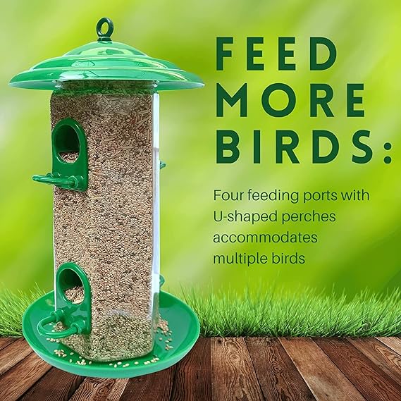 4 Port Hanging Bird Feeder