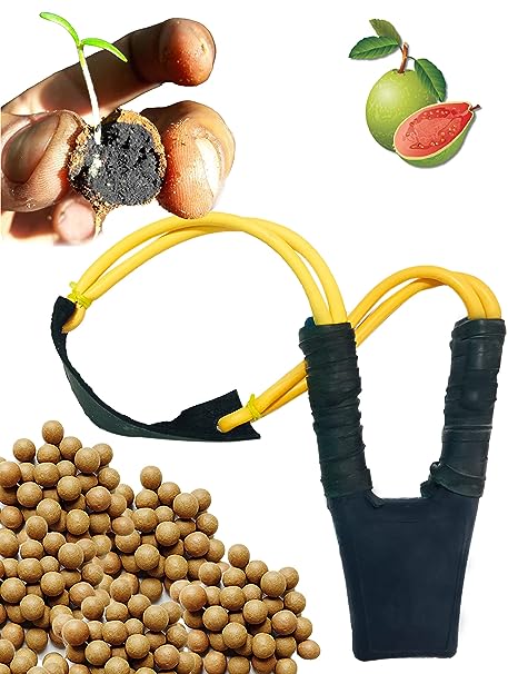 Slinghot (Gulel) With Seed Balls- Pack of 100
