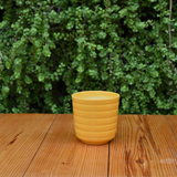 Ribbed Ceramic Pot for indoor/ Outdoor