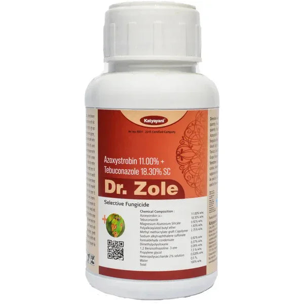 Katyayani Dr. Zole | Azoxystrobin 11% + Tebuconazole 18.3% SC | Fungicide