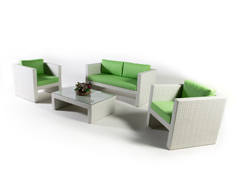 Dreamline Outdoor Garden Patio Sofa Set (4 Chairs And 1 Center Table Set)