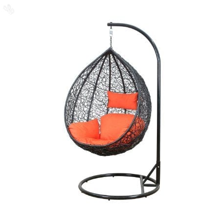 Buy Single Seater Hanging Swing With Stand For Balcony Garden