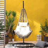 Dreamline Single Seater Hanging Swing With Stand For Balcony & Garden