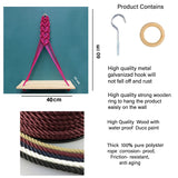 Tier-1 Pink Colour Macrame Wall Hanging Wall Shelf