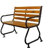 Kaushalendra Solid Wood & Metal - Garden Bench (3 Seater)