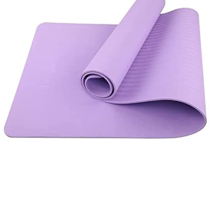 Fitness Guru Single Color 8mm Yoga Mat With Carrying Bag